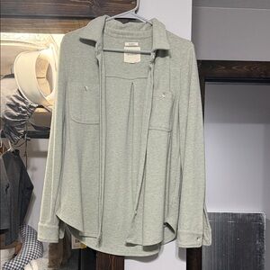 Thread & Supply Relaxed Fit Sage Green Knit Top